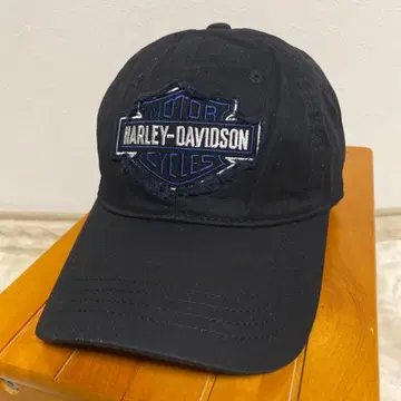 [ 미사용 ] HARLEY-DAVIDSON 블랙 자수 로고 캡