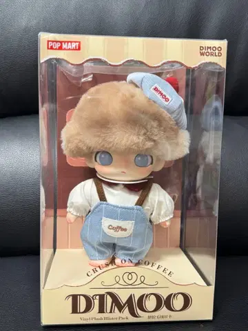 POPMART DIMOO Crush on Coffee 플러시 인형