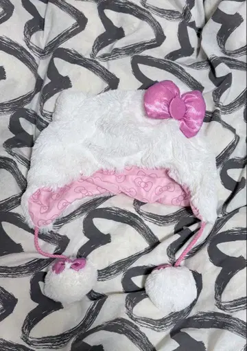 USJ 유니버설 스튜디오 재팬 키티 리본 포함 모자 햇 핑크