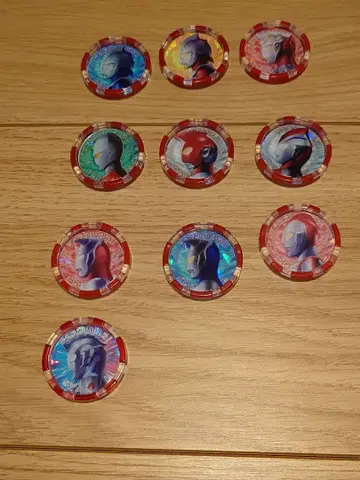 울트라맨 제트 울트라 메달 10개 세트 제트 라이저