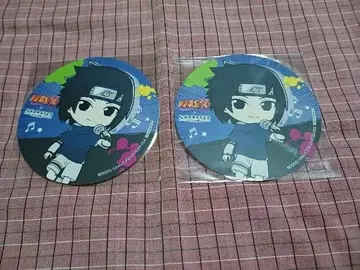 NARUTO 가라오케의 철인 카라철 우치하 사스케 코스터 2장 세트