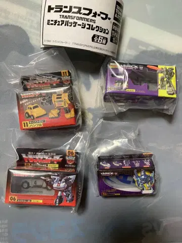 트랜스포머 미니어처 패키지 컬렉션 4개 세트