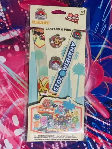 [ WCS2025 포켓몬 애너하임 ] 넥스트랩 핀 배지 애너하임