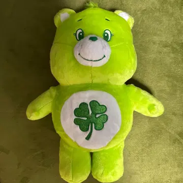 케어베어 네잎 클로버 봉제 인형