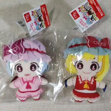 동방Project x DAISO 봉제 인형 키링 플랑도르&레밀리아