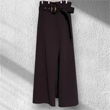 pumpkin port 이너 숏팬츠 부착 롱 스커트 M 블랙