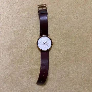 TED BAKER 브라운 가죽 시계