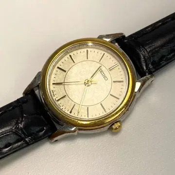 SEIKO 세이코 쿼츠 손목시계 실버 골드