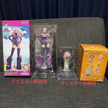 제일복권 원피스 C상 주얼리 보니, F상 유년기 미니 피규어