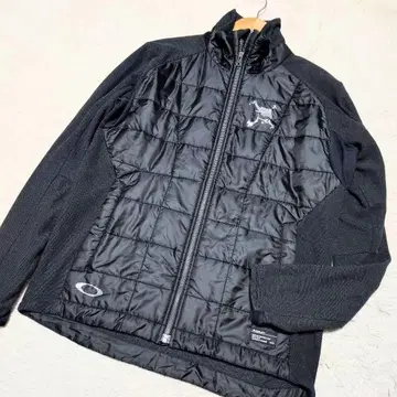 [레어] 오클리 패딩 자켓 스컬 골프웨어 블랙 OAKLEY