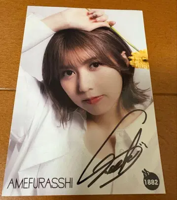 AMEFURASSHI 스즈키 모에카 사인 포함 브로마이드