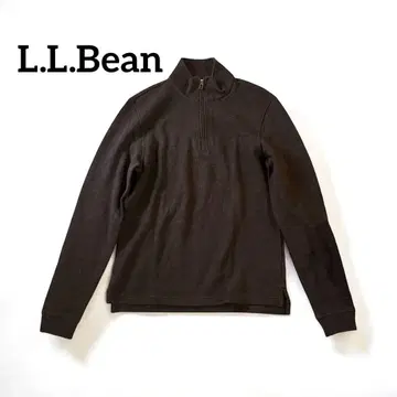 L.L.Bean 엘엘빈 하프 지퍼 니트 다크 브라운 M 사이즈