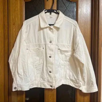 Mila Owen 화이트 데님 자켓 오버 사이즈