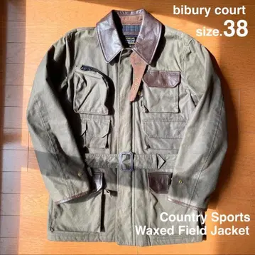 BIBURY COURT 왁스 필드 재킷