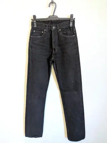 USA제 levi's 501 리바이스 블랙 데님 빈티지 w27