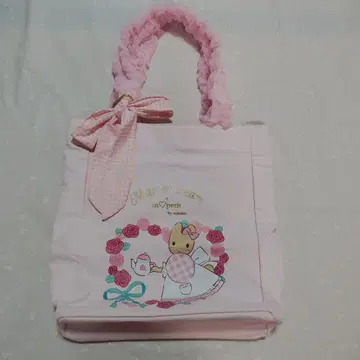 시마무라 아오키 미사코 토트백 마롱 크림 핑크