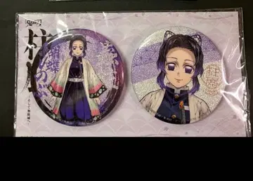 귀멸의 칼날 기둥전 코쵸우 시노부 키 비주얼 글리터 캔뱃지 KV 캔뱃지