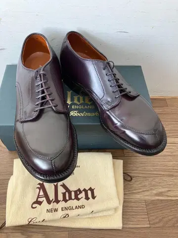ALDEN 알든 5492 V 칩 버건디 코도반 US 6.5E