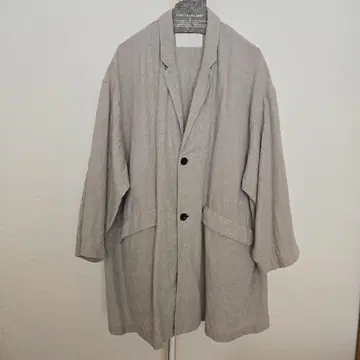 nest Robe 블랙 린넨 자켓