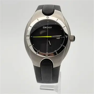 DKNY 빈티지 NY-5004 쿼츠 손목시계 블랙/실버