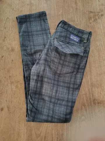 TIGRE BROCANTE 그레이 계열 체크 무늬 팬츠 S 사이즈