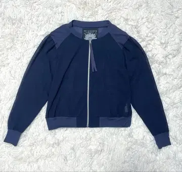 Dw2R 시어 블루종 얇은 소재 네이비 M 봄/여름 센소유니코