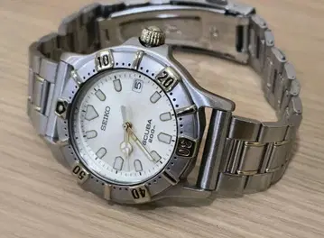 SEIKO SCUBA 200 손목시계 실버/골드