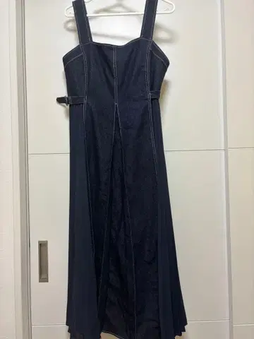 grove 데님 사이드 플리츠 점프슈트 M 사이즈