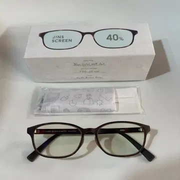 [ 새상품급 ] JINS SCREEN 40% 블루라이트 차단 안경