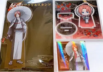 은혼 카무이 동백꽃 아크릴 스탠드 특전 홀로그램 스티커