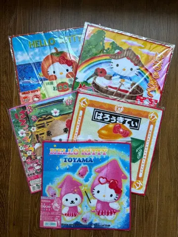 헬로키티 니가타 도야마 후쿠이 지역 한정 손수건