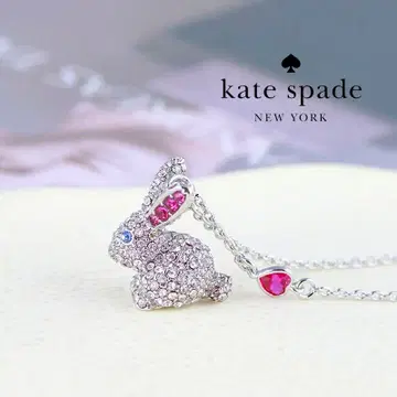 1점만 케이트 스페이드 토끼 실버 토끼 목걸이