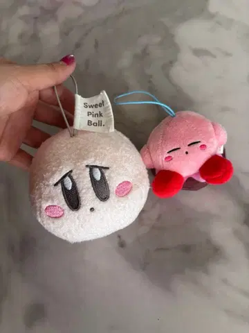 커비 봉제 인형 스트랩