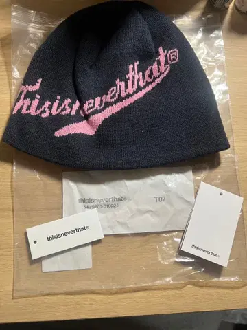 thisisneverthat 니트 모자 T07 네이비