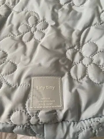 타이니 타이니 스카이블루 꽃무늬 숄더백 택 포함 niko and