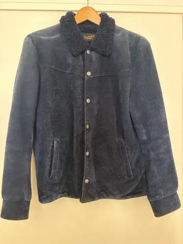 텐더 로인 안장 스웨이드 자켓