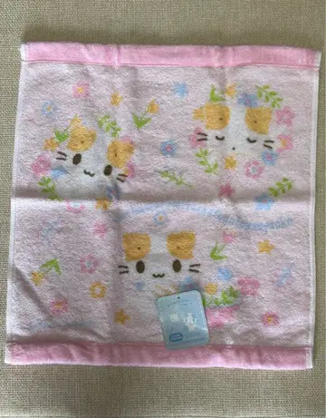 산리오 마쉬멜로우 같은 폭신폭신 냥코 핸드 타월