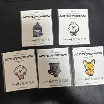 TOMORROWXTOGETHER 5장 세트 마츠자키 센베이 뿔바투 스티커