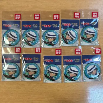 명탐정 코난 극장 한정판 캔뱃지 새상품 괴도 키드 10개