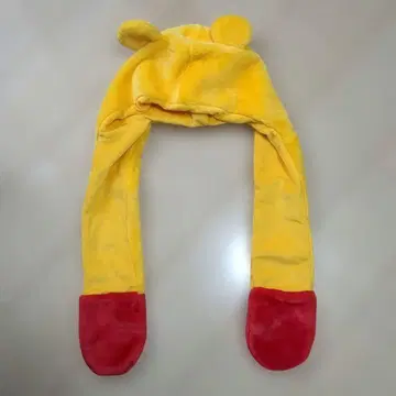 푸우 머플러 캡 디즈니 키즈