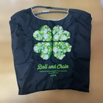 폴앤체인 네잎클로버 자수 에코백