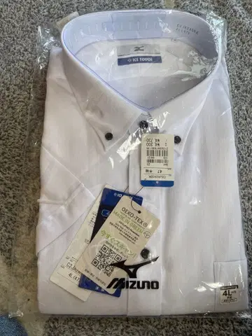 Mizuno 화이트 와이셔츠 4L