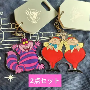 체셔캣 트위들 디 & 덤 키체인 디즈니 스토어 도쿄 디즈