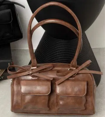 핸드백 WEGO/리본 포함 보스턴 백