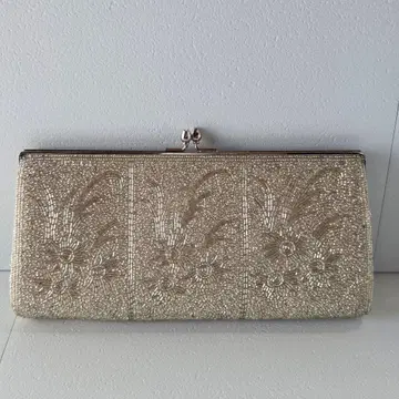 빈티지 비즈 클러치백