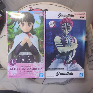 귀멸의 칼날 츠유리 카나오 & 아카자 피규어 세트