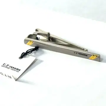 새상품 renoma 넥타이핀 실버