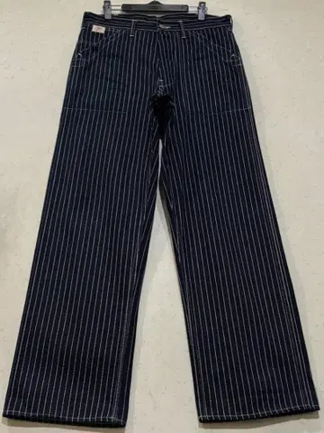 슈가케인 신치 벨트 베이커 워바쉬 워크 팬츠 다크 네이비 32