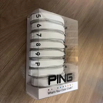 PING 아이언 커버 8세트 화이트