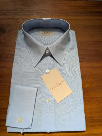 [ 새상품 ] TRUSSARDI 스트라이프 와이셔츠 40-82